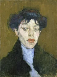 Woman with a Blue Scarf